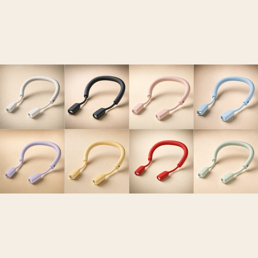 All eight GlimGlow Stitch Light colors to choose from for the Duo