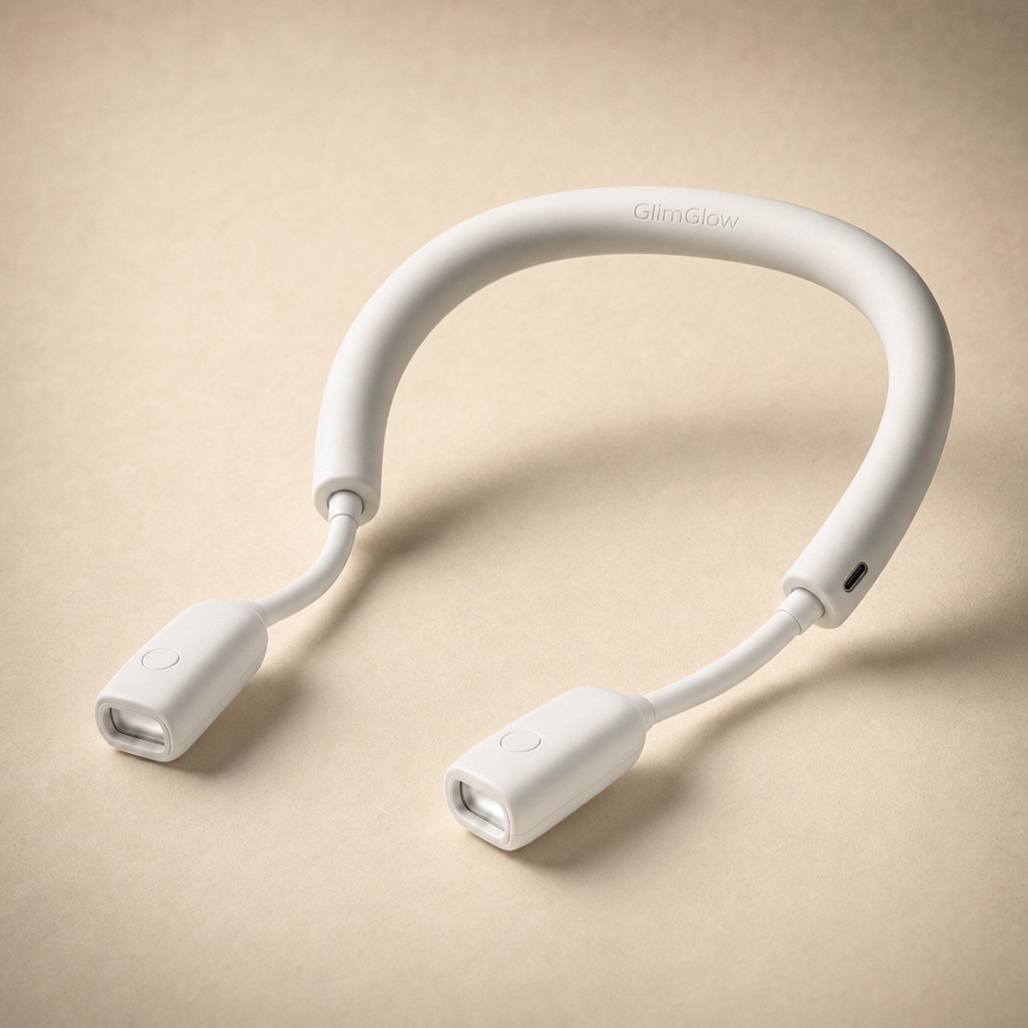 GlimGlow Stitch Light in Soft White - front view