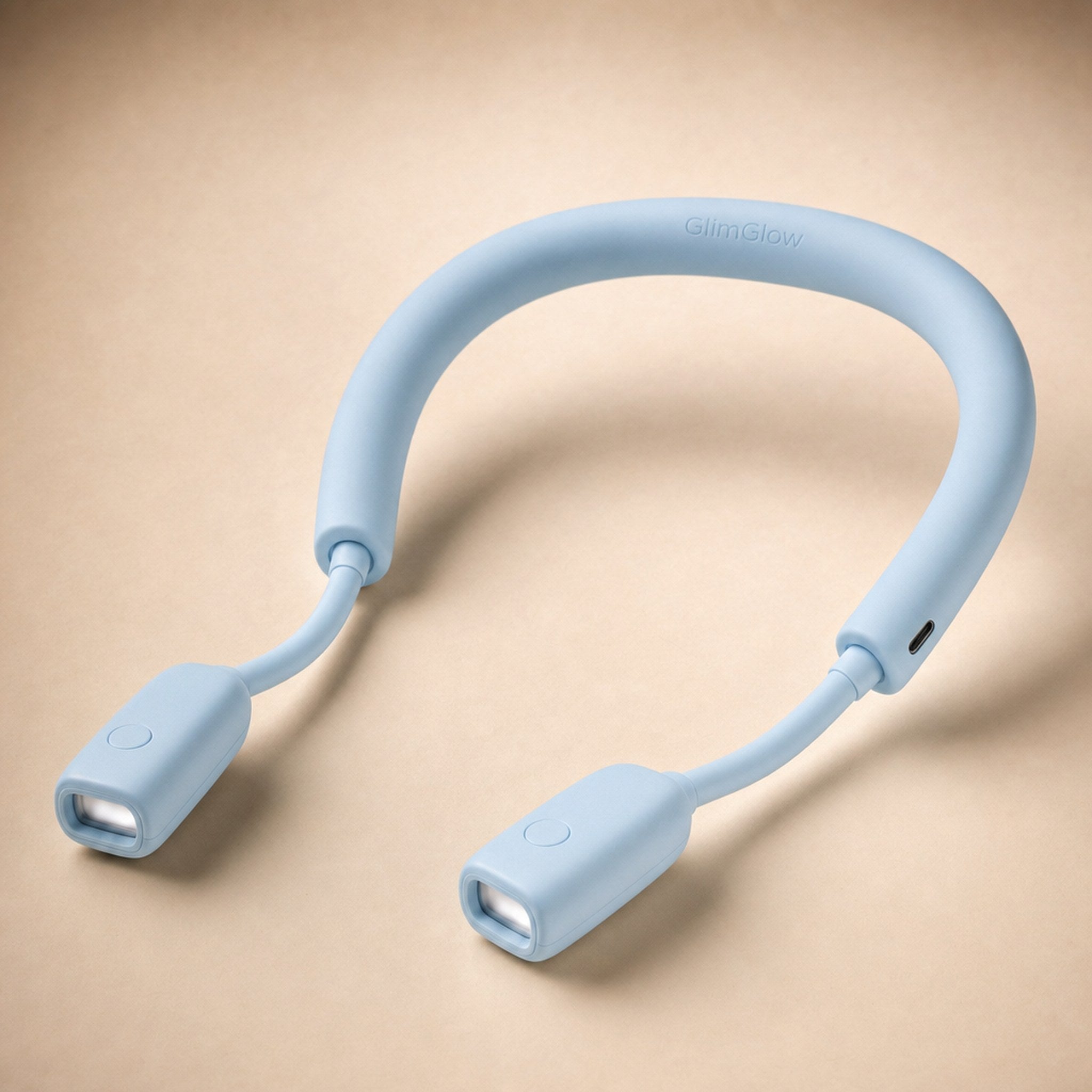 GlimGlow Stitch Light in Sky Blue - front view
